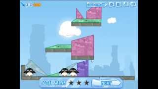 CoolMath Games - Colourful Penguins Walkthrough Complete