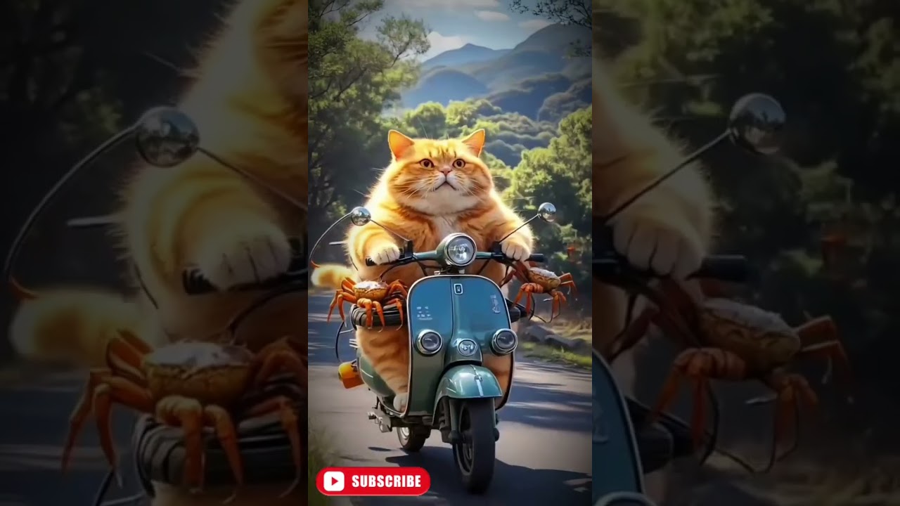 Naughty Orange Kitten vs Crab! Grills, Bombs & Mischief Unleashed 🐱💣🦀