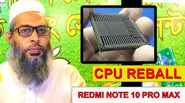 Redmi Note 10 Pro Max CPU Reballing || System Ui is Not Responding Solution