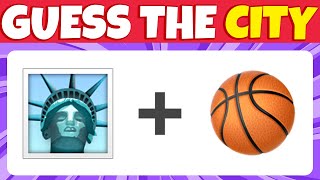 Guess the City by Emojis! 🌍🔥 Only 1% Can Get All