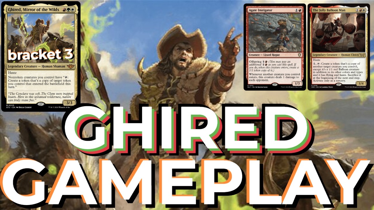 2 games! GHIRED Mirror Wilds EDH Gameplay vs 1st Sliver, Gitrog, Shiko, Minn, Jetmir MTG Deck Guide