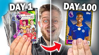 I Opened Sticker Packs Until I Found A Numbered Parallel Topps Premier League 2026
