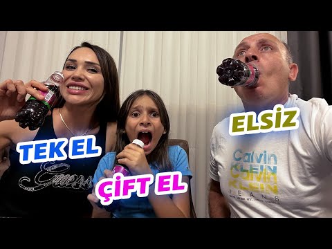 TEK EL, ÇİFT EL, ELSİZ YEMEK YARIŞMASI !? #2