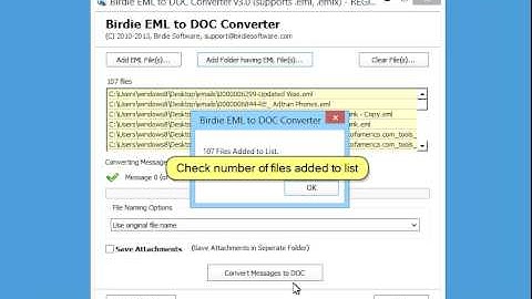 EML to DOC Converter