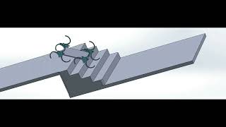 Staircase climbing robot #robotics #robot