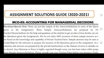 MCO 05 IGNOU SOLVED ASSIGNMENT 2020-21