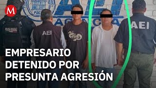 Detienen a empresario mezcalero por presunta participacion en agresion que sufri