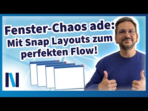 Windows 11: Quickly organize your screen with Snap Layouts!