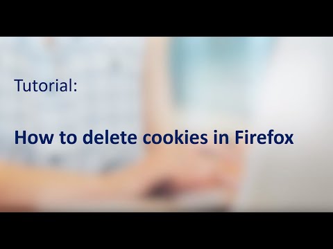 Delete Firefox cookies