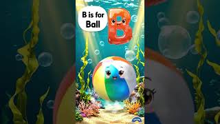 🎱 B is for Ball! Learn Letter B for Kids | ABC Phonics Song #Shorts
