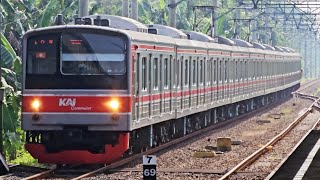 [4K] Stasiun Citeras: Kompilasi Kereta JR 205 Rheostatik, JR 205 VVVF | KRL Commuter Line (2/4)