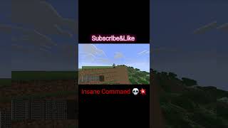 Minecraft mein yeh INSANE Command 😳🔥 Try at your own risk!