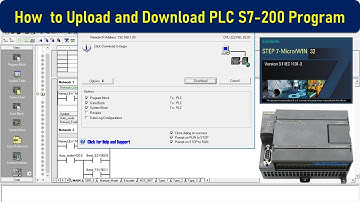 how to upload and Download PLC S7-200 using Step7 Microwin in Window 10 | PLC Siemens | Automation