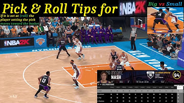 Pick and Roll Tips for NBA 2K19