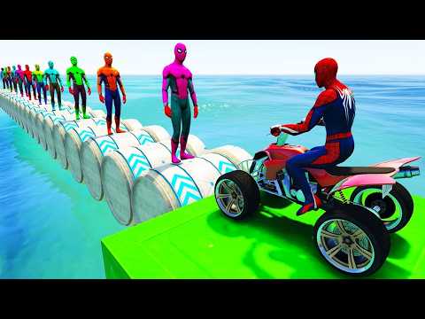 الرجل العنكبوت انقاذ باتمان Spider-Man Rescue batman vs iron man vs venom funny Game GTA 5 superhero