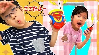 リアル かくれんぼ！ トランシーバー を使って家宅捜索！ 海外 おもちゃ DC SUPER HERO GIRLS MOULDED WALKIE TALKIE