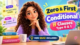 Zero & First Conditional | If Clauses Type 0 & 1 + Mini Quiz Included!