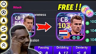BEST TRAINING GUIDE 103 MATTHJIS DE LIGHT IN EFOOTBALL 26 