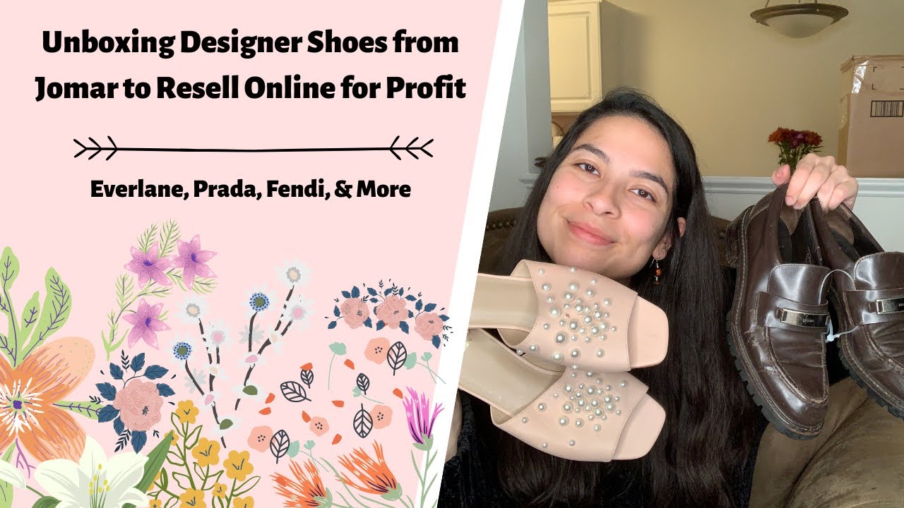 Jomar Unboxing of Designer Shoes to Resell for Profit - Everlane, Prada, Fendi, & More!