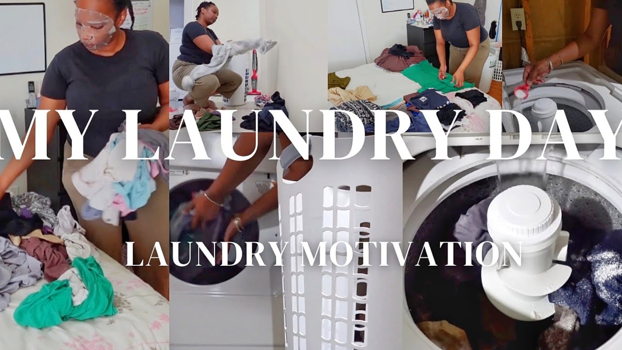 My Full Laundry Day Routine | Do Laundry With Me | Laundry Motivation # ...