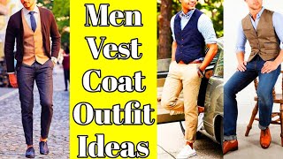 Dashing Waistcoat Casual Outfit Ideas For Men 2021-2022 || Men Waistcoat Outfits || by Look Stylish