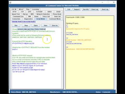 SIM7500 HTTP GET script
