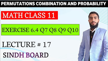Class 11 Exercise 6.4 Q7 Q8 Q9 Q10 New Math