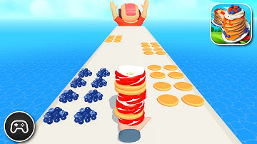 Pancake Run - Gameplay Walkthrough Part 127 - Puzzle Game Levels To Play (iOS, Android)