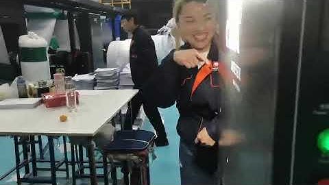 CHM A4 copy paper 4 pockets with 4 rolls fully automatic Cutting + Wrapping + Carton Box + Robot arm