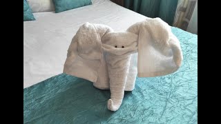 Слоник из полотенец