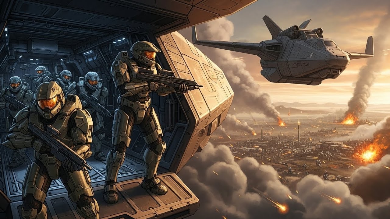 The UNSC Infinity and Master Chief Landed In Star wars Galaxy