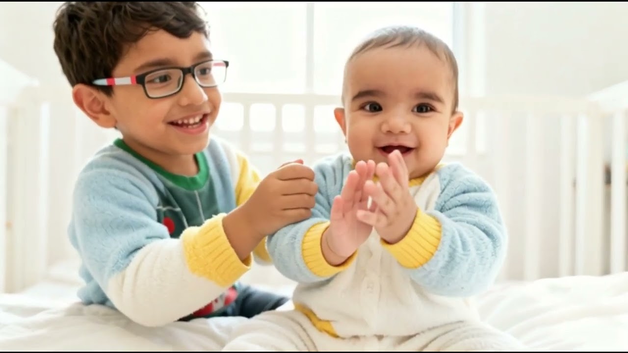 “Two Little Brothers, Best Friends Forever”  !” Baby Rhymes New Song | Meta Baby Ai | Baby Song