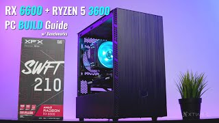 BEST AMD mid-range Gaming PC nga ba Radeon RX 6600 + Ryzen 5 3600 PC Build Guide 2021 w/ Benchmarks