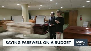 Saying farewell on a budget