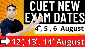 CUET New Exam Dates😱 #shorts