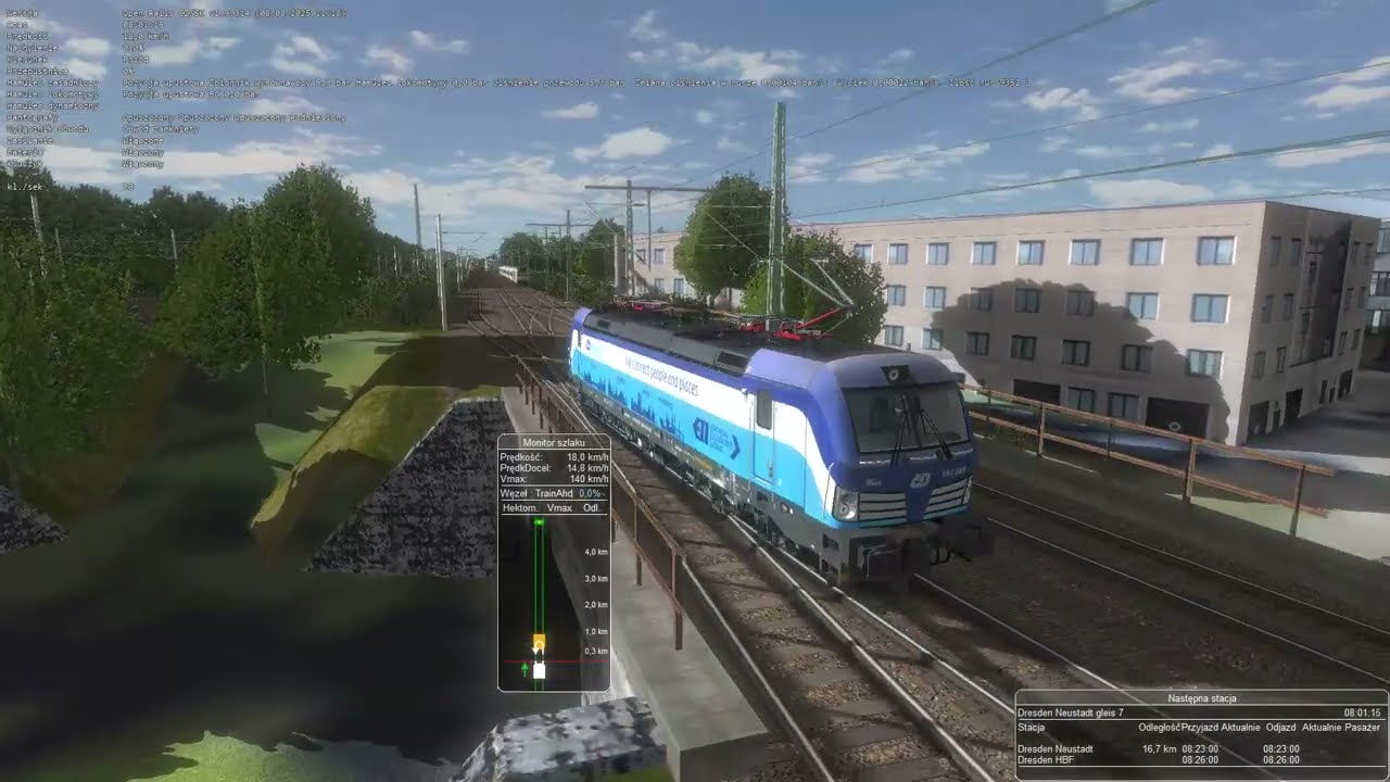 OpenRails CZ/SK The Route Bratislava  - Praha - Berlin activity zs21_From Dresden to Praha eng BP102