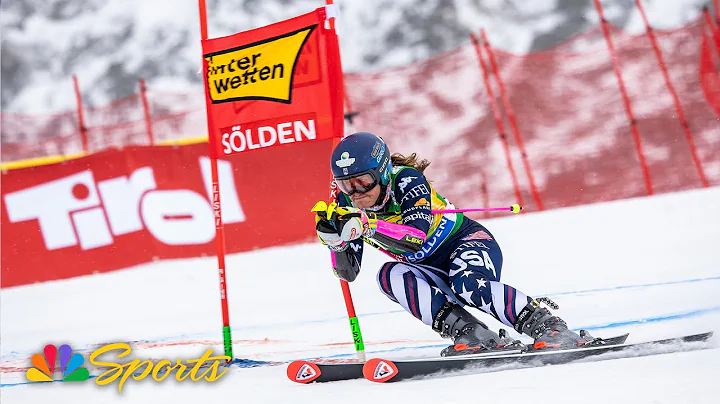 Paula Moltzan STEAMS to 2nd in Sölden season-opening giant slalom; Mikaela Shiffrin 4th | NBC Sports