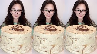Asmr🍰Eat Caramel Cream Thousand Layers🍰 (Soft And Waxy Sound) 크림丨먹방丨Mukbang丨Satisfying丨Eatingshow