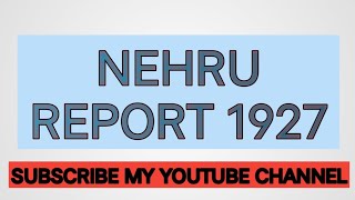Pakistan Affairs - Nehru Report 1927 @EducationTV110