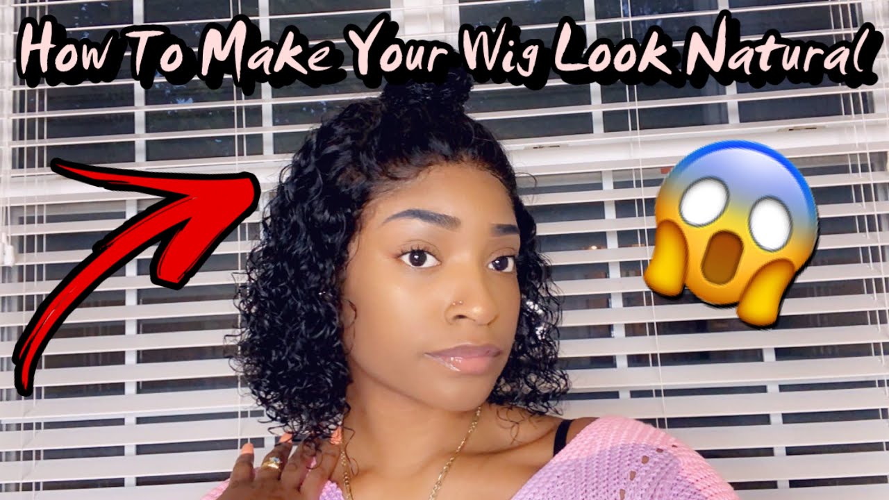 HOW TO MAKE YOUR CURLY WIG LOOK NATURAL INSTALL Ft Moxika Hair YouTube