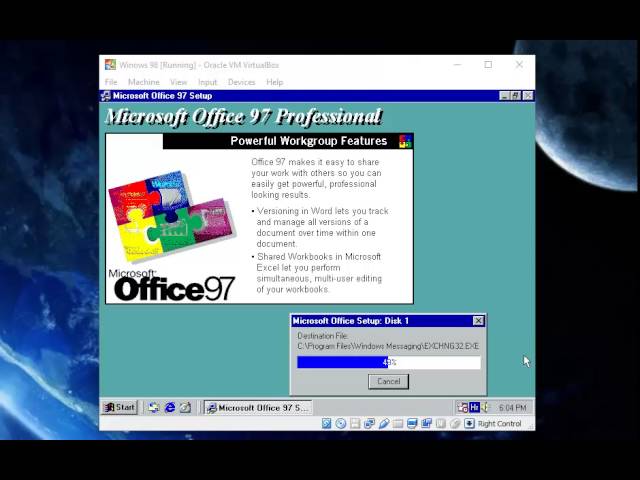 How to install Office 97 - YouTube