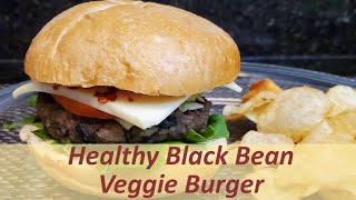 Best Healthy Black Bean Veggie Burgers | Easy Homemade Recipe | By Flamboyant Flavors