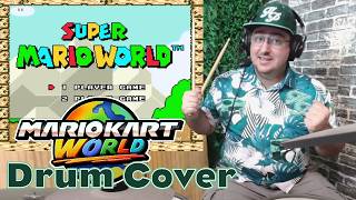 Mario Kart World: Super Mario World Title Drum Cover