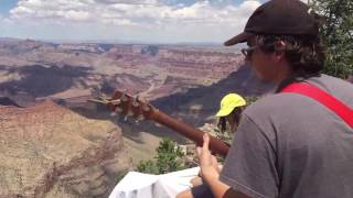 Panoramic - Bedpost live at Grand Canyon