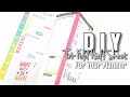 How To Create DIY Tri-Fold Half Sheet For Your Planner | At Home With Quita