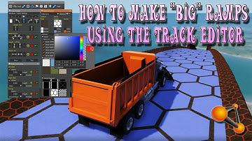 BeamNG - Making "BIG" Ramps Using The Track Editor in BeamNG.