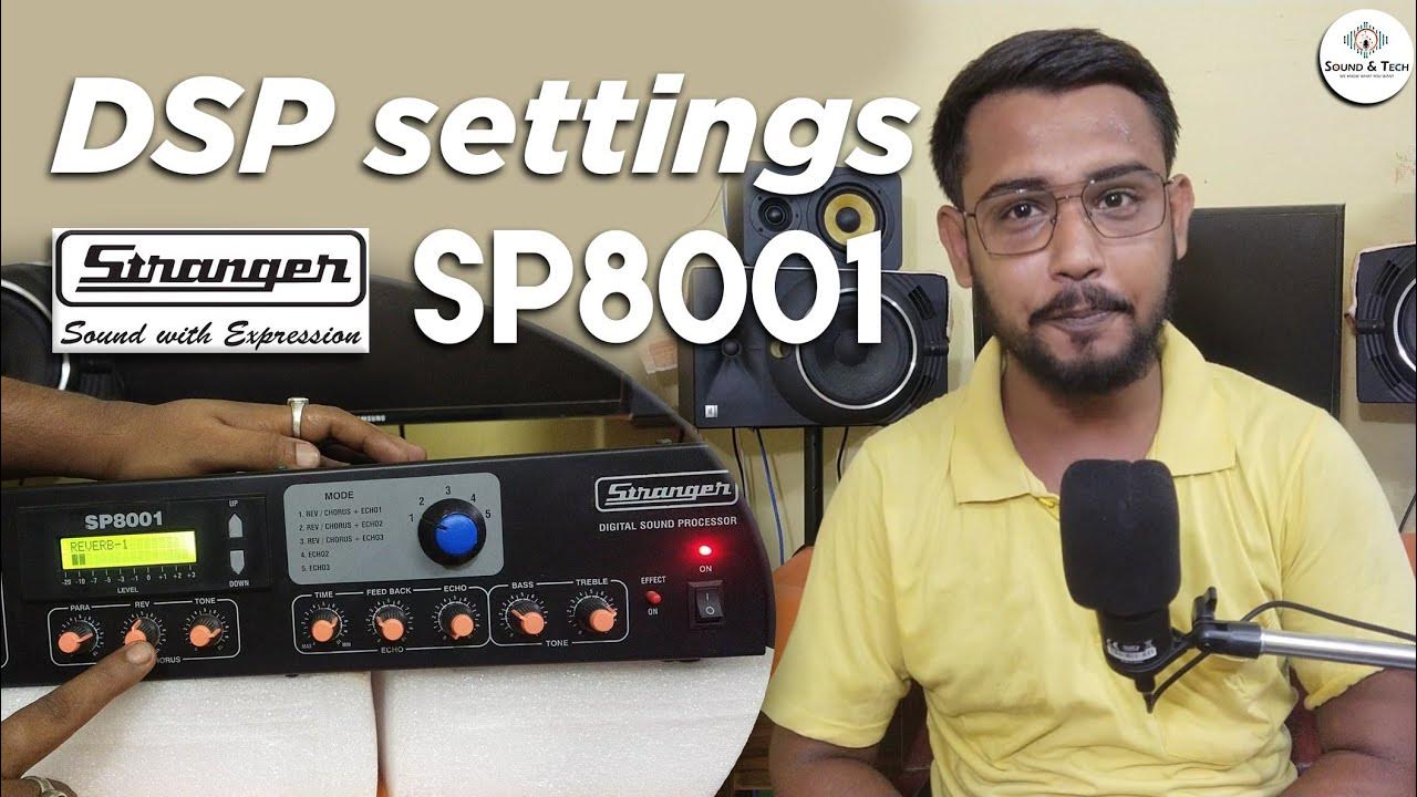 DSP settingsStranger sp 8001 digital processor Delay/Reverb/chorus