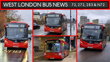WEST LONDON BUS NEWS - Routes 72, 272, 283 and N72 (14th of December London Bus Changes Explained)