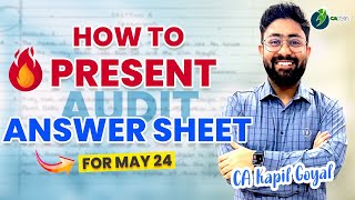 How to present Audit answer in exam to score 90+ marks | Whether ICAI Language required ?