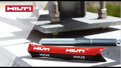 INTRODUCING the Hilti HVU2 capsule chemical anchor for cracked and uncracked concrete